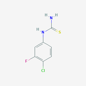 molecular formula C7H6ClFN2S B2987192 4-Chloro-3-fluorophenylthiourea CAS No. 1247905-10-7