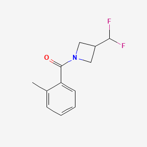 (3-(Difluoromethyl)azetidin-1-yl)(o-tolyl)methanone