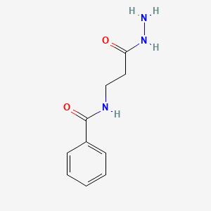 molecular formula C10H13N3O2 B2987272 N-(3-hydrazino-3-oxopropyl)benzamide CAS No. 99168-33-9