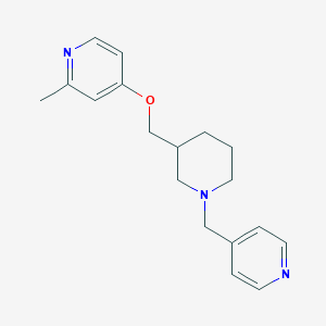 2-Methyl-4-[[1-(pyridin-4-ylmethyl)piperidin-3-yl]methoxy]pyridine
