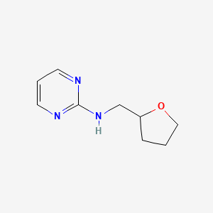 molecular formula C9H13N3O B2987296 N-(oxolan-2-ylmethyl)pyrimidin-2-amine CAS No. 1036630-03-1