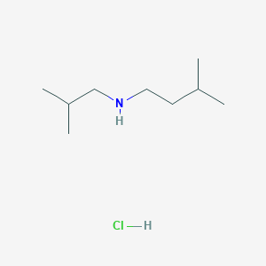 3-Methyl-N-(2-methylpropyl)butan-1-amine;hydrochloride