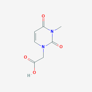 2-(3-Methyl-2,4-dioxo-1,2,3,4-tetrahydropyrimidin-1-yl)acetic acid