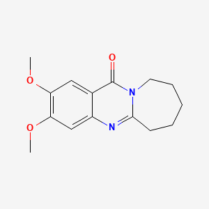 2,3-dimethoxy-7,8,9,10-tetrahydroazepino[2,1-b]quinazolin-12(6H)-one