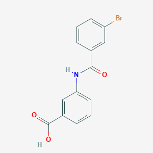 molecular formula C14H10BrNO3 B2987397 3-(3-溴苯甲酰胺)苯甲酸 CAS No. 413574-81-9