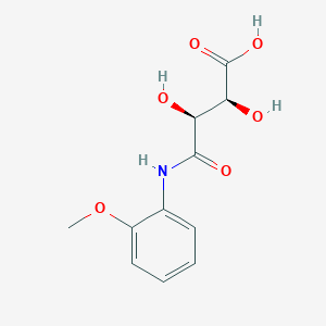 molecular formula C11H13NO6 B2987402 (2S,3S)-2,3-二羟基-3-[(2-甲氧基苯基)氨基羰基]丙酸 CAS No. 108052-07-9
