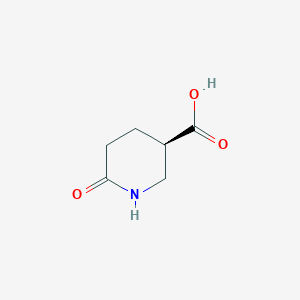molecular formula C6H9NO3 B2987440 (3R)-6-Oxopiperidine-3-carboxylic acid CAS No. 1426408-55-0
