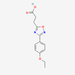 3-[3-(4-Ethoxyphenyl)-1,2,4-oxadiazol-5-yl]propanoic acid