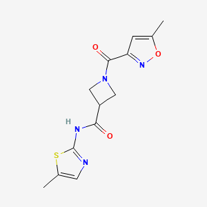 1-(5-methylisoxazole-3-carbonyl)-N-(5-methylthiazol-2-yl)azetidine-3-carboxamide