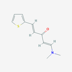 molecular formula C11H13NOS B2987502 (1E,4E)-1-(dimethylamino)-5-(2-thienyl)penta-1,4-dien-3-one CAS No. 320416-15-7