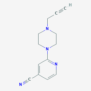 2-[4-(Prop-2-yn-1-yl)piperazin-1-yl]pyridine-4-carbonitrile