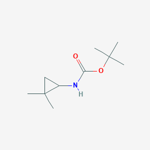 molecular formula C10H19NO2 B2987529 叔丁基 2,2-二甲基环丙基氨基甲酸酯 CAS No. 1488132-04-2