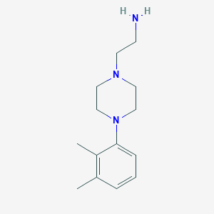 molecular formula C14H23N3 B2987547 2-[4-(2,3-二甲苯基)哌嗪-1-基]乙胺 CAS No. 890141-61-4
