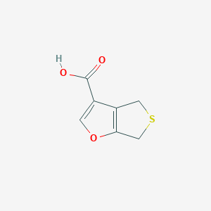 molecular formula C7H6O3S B2987630 4H,6H-噻吩并[3,4-B]呋喃-3-羧酸 CAS No. 107710-64-5