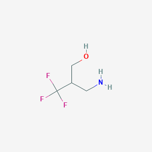 molecular formula C4H8F3NO B2987634 3-Amino-2-(trifluoromethyl)propan-1-ol CAS No. 1529181-01-8