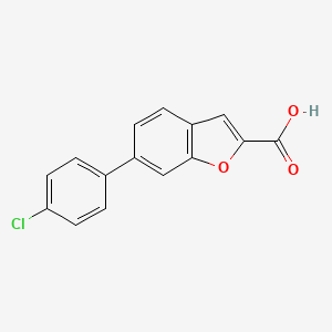 6-(4-Chlorophenyl)-1-benzofuran-2-carboxylic acid