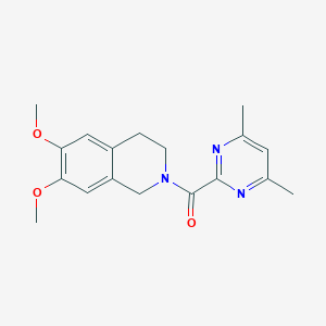 (6,7-Dimethoxy-3,4-dihydro-1H-isoquinolin-2-yl)-(4,6-dimethylpyrimidin-2-yl)methanone