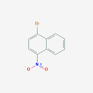 molecular formula C10H6BrNO2 B2987662 1-Bromo-4-nitronaphthalene CAS No. 4236-05-9