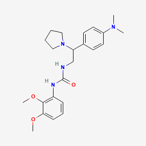 1-(2,3-Dimethoxyphenyl)-3-(2-(4-(dimethylamino)phenyl)-2-(pyrrolidin-1-yl)ethyl)urea
