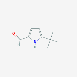 molecular formula C9H13NO B2987754 5-叔丁基-1H-吡咯-2-甲醛 CAS No. 59001-10-4