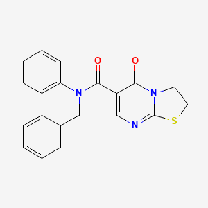 N-benzyl-5-oxo-N-phenyl-3,5-dihydro-2H-thiazolo[3,2-a]pyrimidine-6-carboxamide
