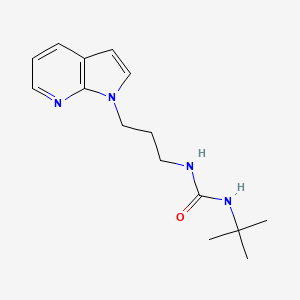 1-(3-(1H-pyrrolo[2,3-b]pyridin-1-yl)propyl)-3-(tert-butyl)urea