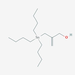 molecular formula C16H34OSn B2987813 2-(Tributylstannylmethyl)prop-2-en-1-ol CAS No. 94203-06-2