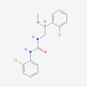 molecular formula C16H16Cl2N2O2 B2987831 1-(2-Chlorophenyl)-3-(2-(2-chlorophenyl)-2-methoxyethyl)urea CAS No. 1795301-62-0