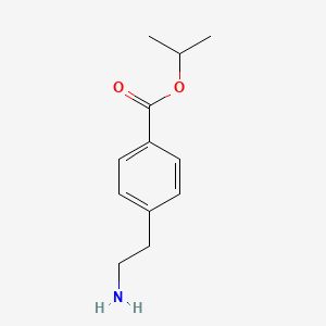 molecular formula C12H17NO2 B2987863 Propan-2-yl 4-(2-aminoethyl)benzoate CAS No. 1153791-11-7