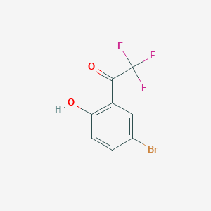 molecular formula C8H4BrF3O2 B2987880 1-(5-Bromo-2-hydroxyphenyl)-2,2,2-trifluoroethanone CAS No. 1190130-82-5