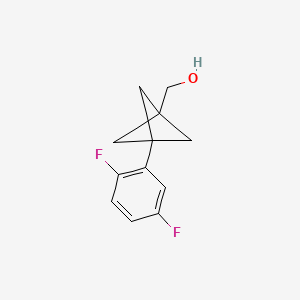 [3-(2,5-Difluorophenyl)-1-bicyclo[1.1.1]pentanyl]methanol