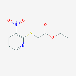 molecular formula C9H10N2O4S B2987885 Ethyl [(3-nitropyridin-2-yl)sulfanyl]acetate CAS No. 24100-65-0
