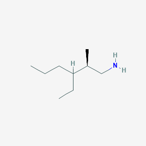 B2987901 (2R)-3-Ethyl-2-methylhexan-1-amine CAS No. 2248220-76-8