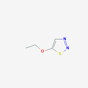 molecular formula C4H6N2OS B2987922 5-乙氧基-1,2,3-噻二唑 CAS No. 106220-47-7