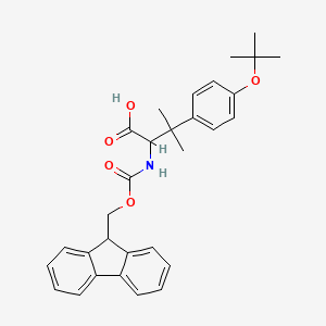 2-(9H-Fluoren-9-ylmethoxycarbonylamino)-3-methyl-3-[4-[(2-methylpropan-2-yl)oxy]phenyl]butanoic acid
