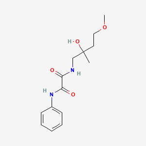 N1-(2-hydroxy-4-methoxy-2-methylbutyl)-N2-phenyloxalamide