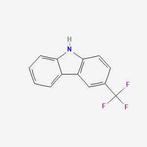 molecular formula C13H8F3N B2987942 3-(trifluoromethyl)-9H-carbazole CAS No. 2467-83-6