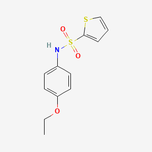 molecular formula C12H13NO3S2 B2987959 N-(4-乙氧基苯基)噻吩-2-磺酰胺 CAS No. 358666-72-5