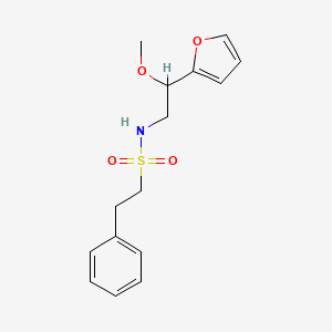N-(2-(furan-2-yl)-2-methoxyethyl)-2-phenylethanesulfonamide