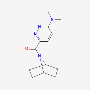 6-{7-azabicyclo[2.2.1]heptane-7-carbonyl}-N,N-dimethylpyridazin-3-amine