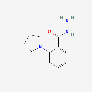 2-Pyrrolidinylbenzenecarbohydrazide