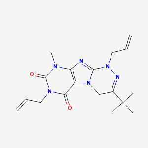3-tert-butyl-9-methyl-1,7-bis(prop-2-enyl)-4H-purino[8,7-c][1,2,4]triazine-6,8-dione