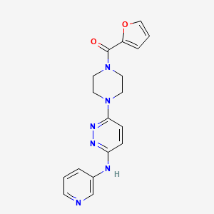 Furan-2-yl(4-(6-(pyridin-3-ylamino)pyridazin-3-yl)piperazin-1-yl)methanone