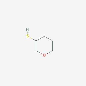 molecular formula C5H10OS B2988068 氧杂环-3-硫醇 CAS No. 35890-62-1
