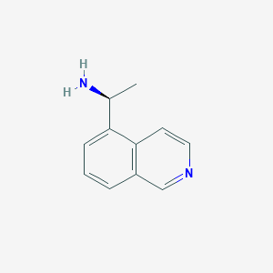 molecular formula C11H12N2 B2988069 (1S)-1-(5-Isoquinolyl)ethylamine CAS No. 1213144-78-5