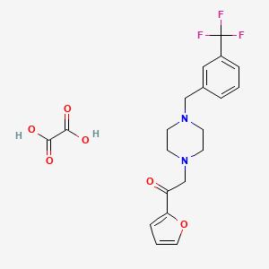 1-(Furan-2-yl)-2-(4-(3-(trifluoromethyl)benzyl)piperazin-1-yl)ethanone oxalate