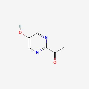 molecular formula C6H6N2O2 B2988121 1-(5-Hydroxypyrimidin-2-yl)ethanone CAS No. 1808092-59-2