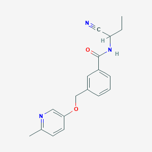 N-(1-cyanopropyl)-3-{[(6-methylpyridin-3-yl)oxy]methyl}benzamide