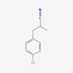 molecular formula C10H10ClN B2988150 3-(4-氯苯基)-2-甲基丙腈 CAS No. 1521001-38-6