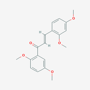 (2E)-3-(2,4-dimethoxyphenyl)-1-(2,5-dimethoxyphenyl)prop-2-en-1-one